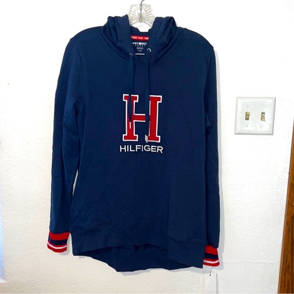 Tommy Hilfiger Hooded Pullover Hoodie Size L NWT - Picture 2 of 11